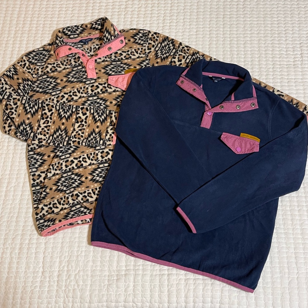 Simply Southern | Fleece Bundle | Plum/Navy & Aztec Print/Pink Trim